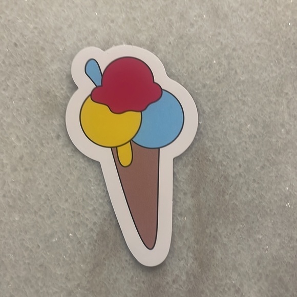 Stickers Foodies pizza ice cream popsicle vinyl stickers New Set of 3 - Picture 4 of 7